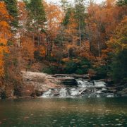 Lake Keowee in fall