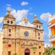 Colonial Church In Cartagena, Colombia