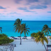 Paradisal beach in Holguin, Cuba
